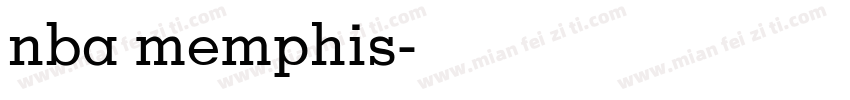 nba memphis字体转换